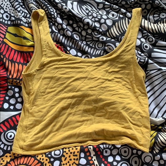 Yellow Basic Tank Top - Picture 2 of 3